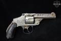 1898-1907 Smith & Wesson (S&W) .38 Safety Hammerless 4th Model .38 S&W Nickel Plated in Fair Condition Image 3