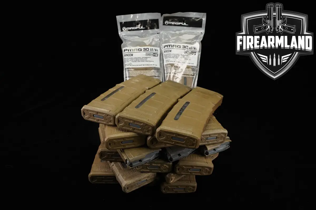 Magpul TWENTY (20) PMAG AR-15 FDE 30 Round Window Magazines AR15 Mags
