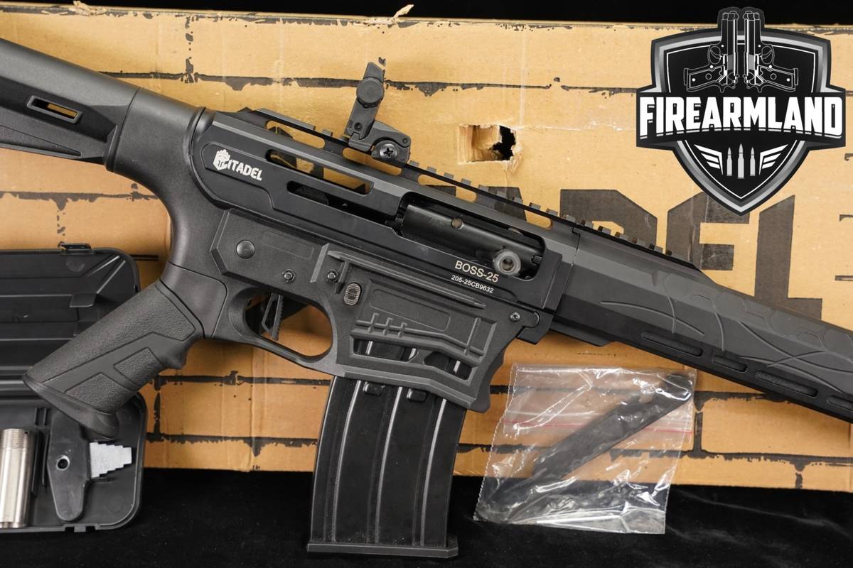 Citadel BOSS-25 12-Gauge 18.75" +2 MAGS & ORIG CASE