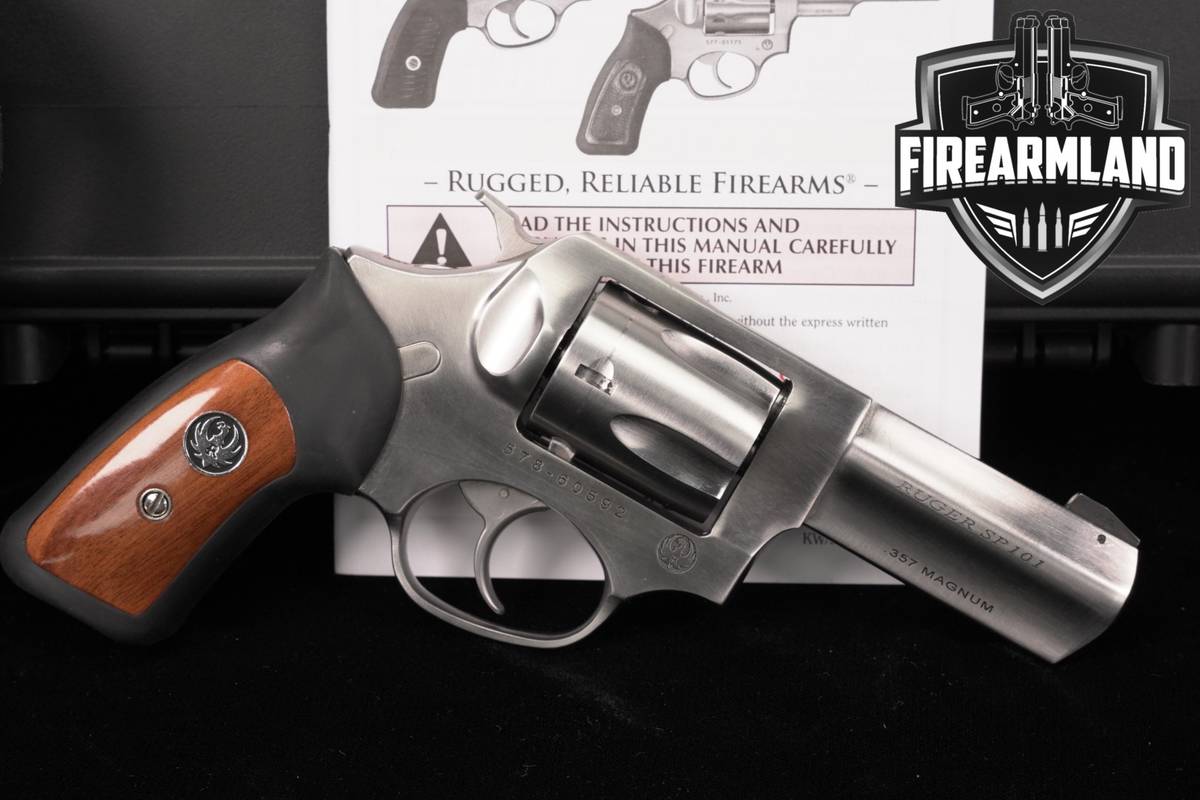 Ruger SP101 357 Magnum 3 Satin Stainless SP 101 DA/SA +ORIG CASE