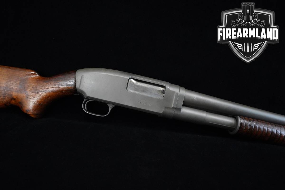 1942 Winchester Model 12 Riot U.S.-Marked Lend Lease 12-Gauge 20.5" 2-3/4"