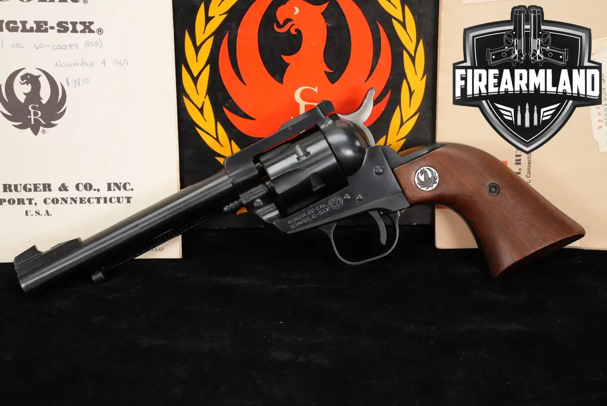 2-CYLINDER SET 1969 Ruger Super Single-Six 5.5" Blued +ORIG BOX