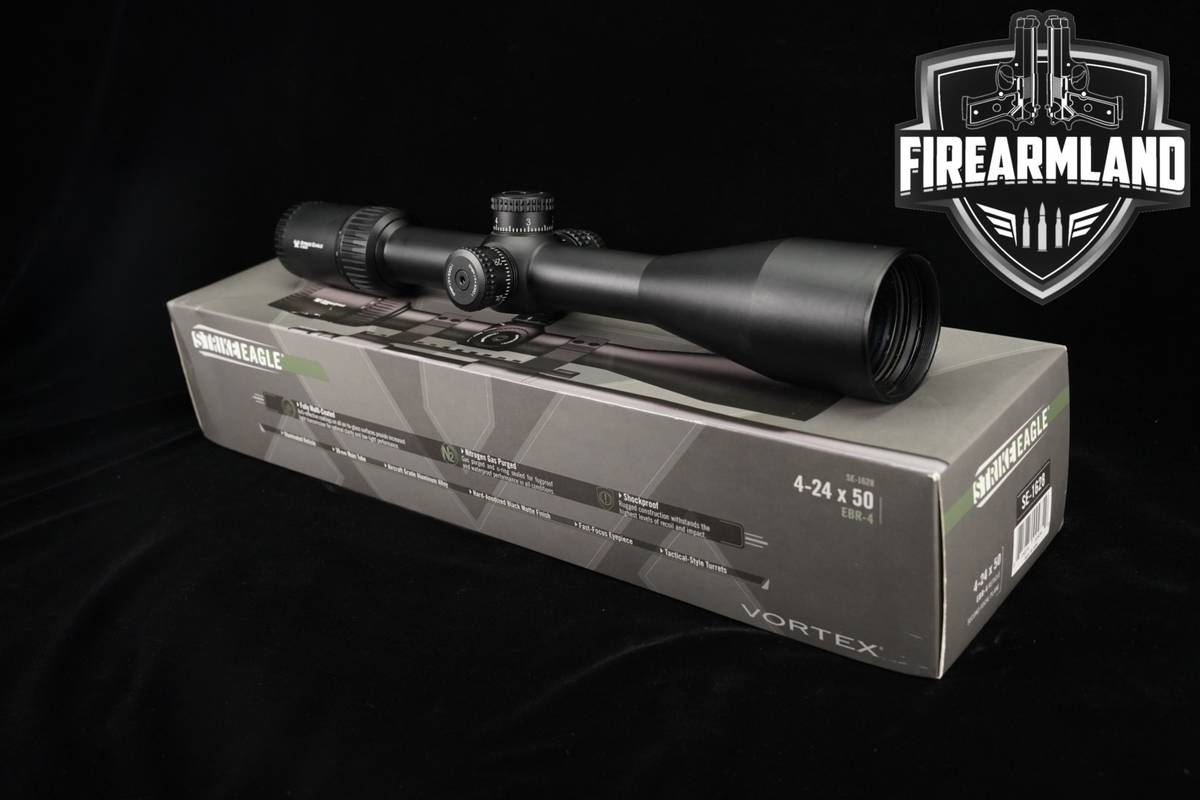 Vortex Optics Strike Eagle 4-24X50 EBR MOA Reticle SFP Scope SE