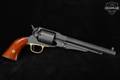 2000 A. Uberti Model 1858 Remington New Army .44 BPM (Black Powder) Matte Blued/Brass/Case Hardened in Good Condition Image 2