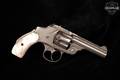 1890-1898 Smith & Wesson (S&W) .38 Safety Hammerless 3rd Model .38 S&W Nickel in Fair Condition Image 2