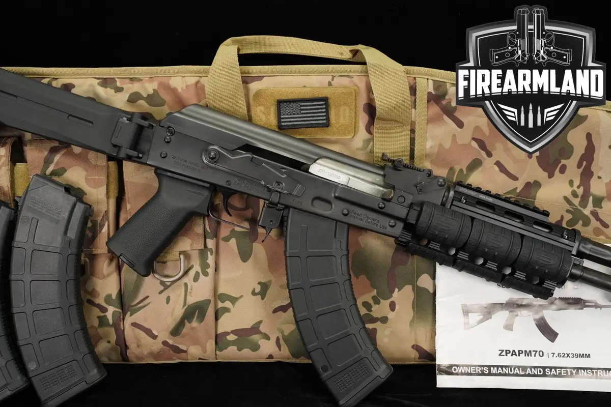 Zastava Arms ZPAPM70 7.62x39 16.3" AKM AK-47 AK47 ZPAP M70 +4 MAGS, CASE