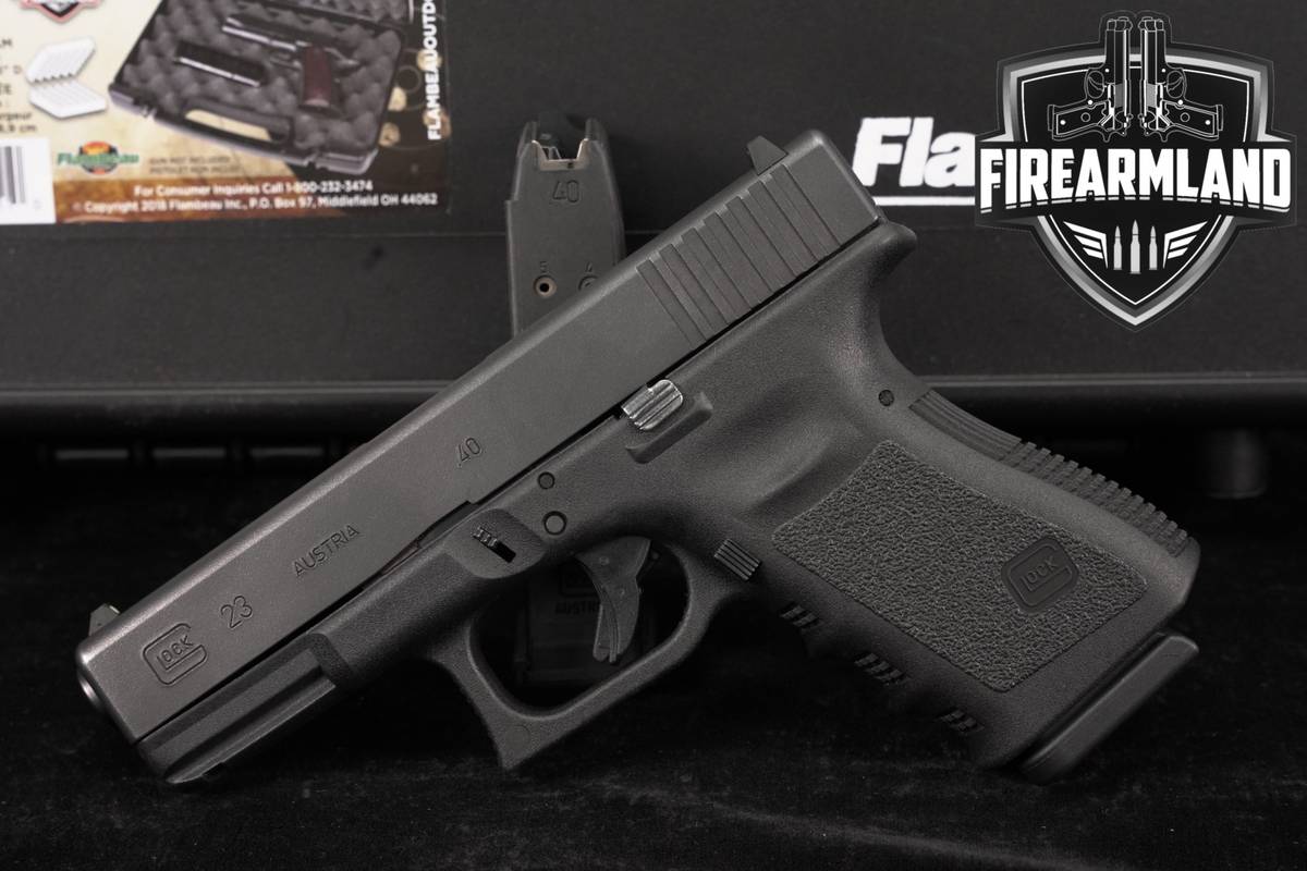 Glock 23 Gen4 G23 Gen 4 40 S&W 4.02" +2 MAGS & CASE