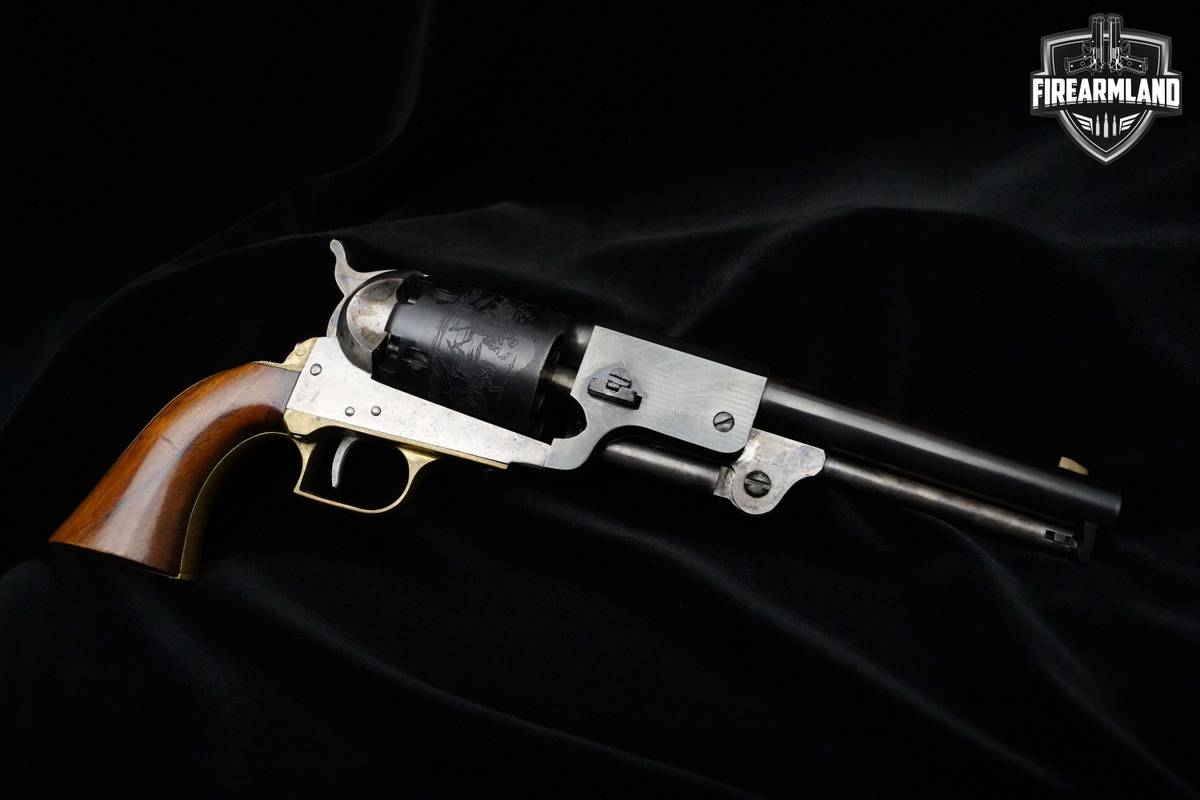 Replica Arms U.S. DRAGOONS 44 BPM Italy 6rd Case Hardened Percussion 44-BPM