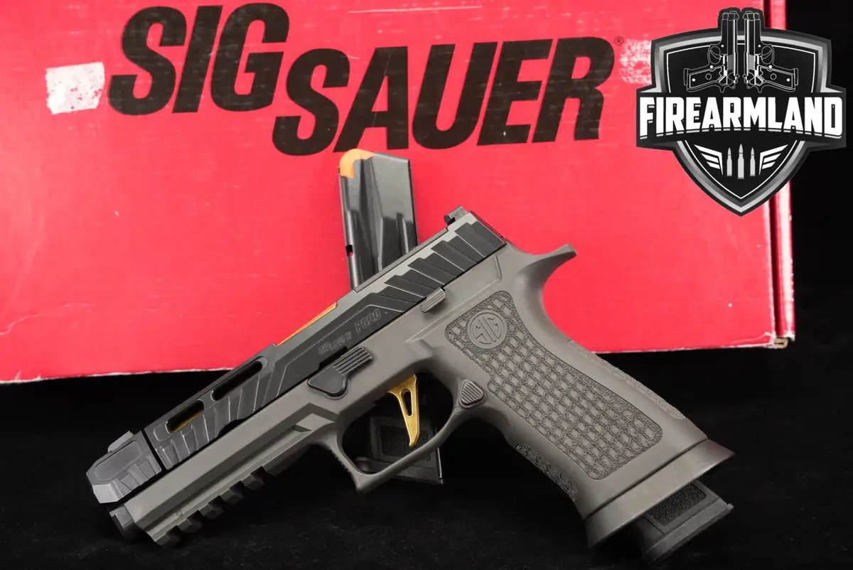 Sig Sauer P320 Spectre Comp; Custom Works 9mm 4.6" P 320 +2 MAGS, ORIG BOX