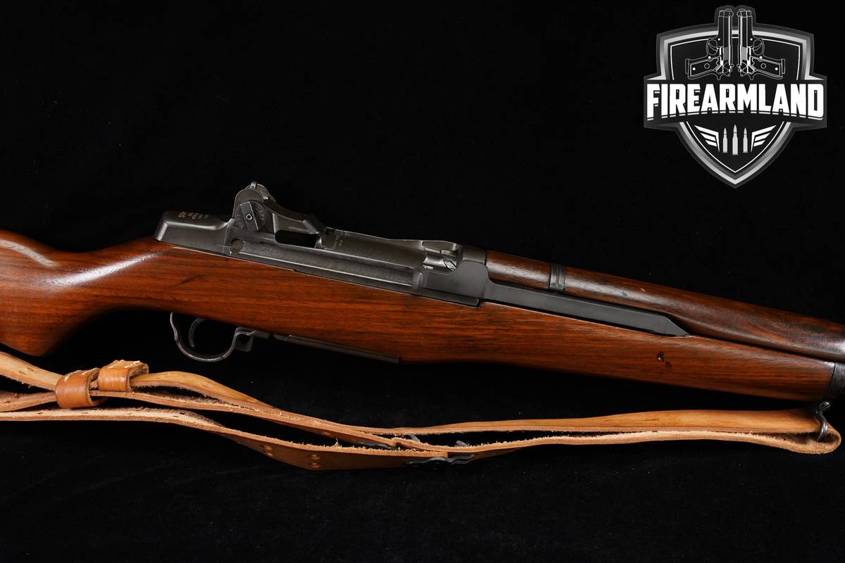 WWII-ERA 1942 Springfield Armory M1 Garand 30-06 24" WW2 Rifle +2 MAGS