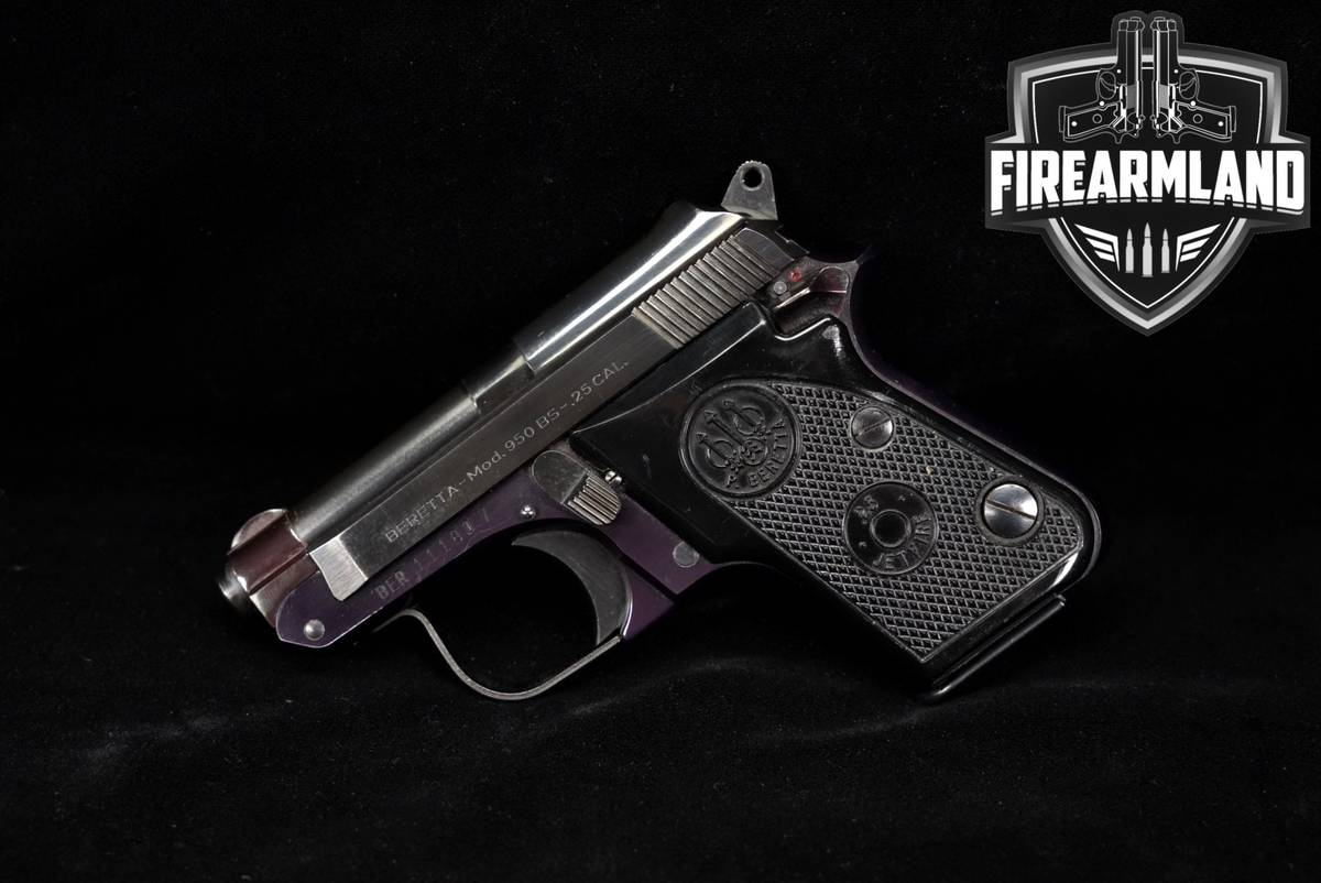 Beretta Mod 950 BS Jetfire 25 ACP (6.35Mm) 2.4" Tip-Up Barrel