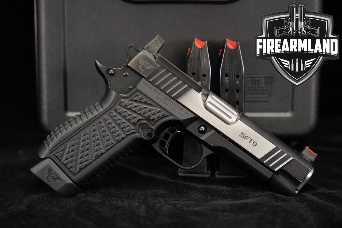 Wilson Combat WC SFT9 9mm Optics-Ready SFT 9 1911 2011 +3 MAGS, CASE