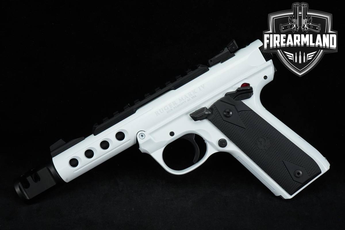 LIKE-NEW 2025 Ruger Mark IV 22/45 Lite 22LR 4.4" Two-Tone +2 MAGS 4