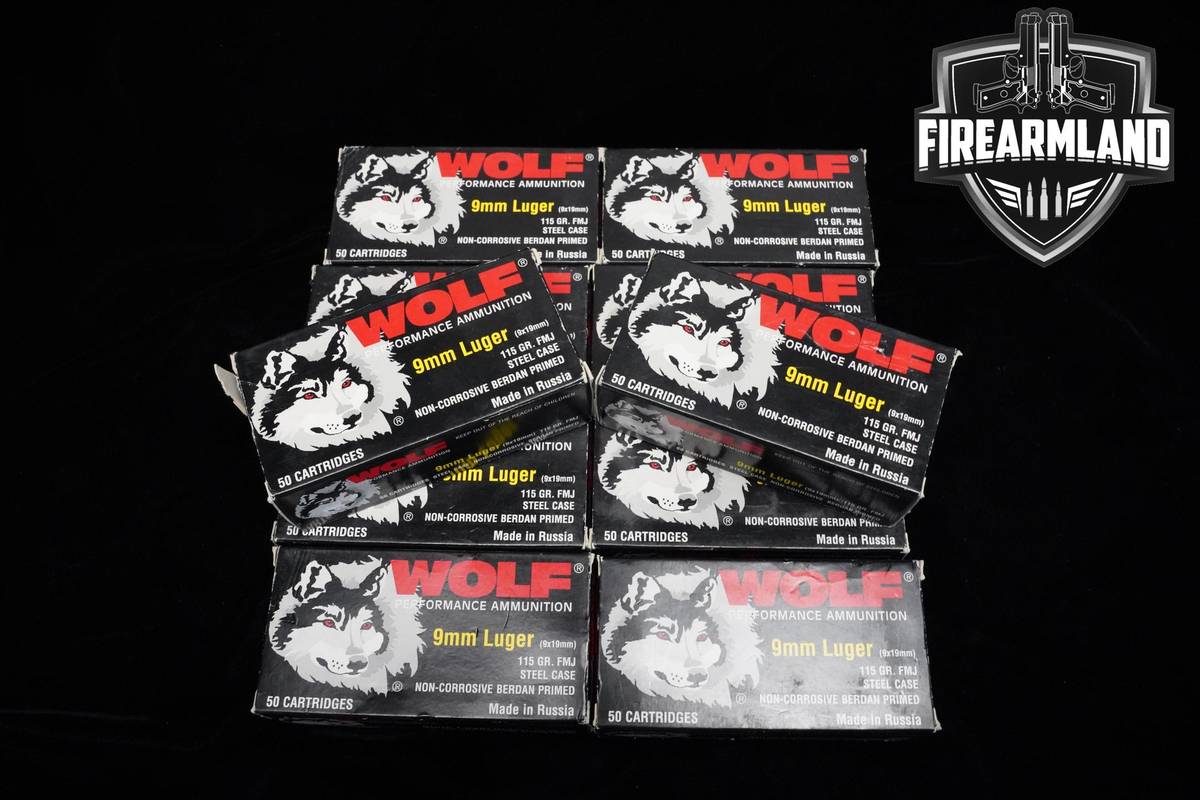 9mm Ammo 9x19mm Ammo 500 ROUNDS