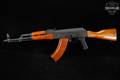 Romarm/Cugir WASR-10 7.62x39 Black & Orange Shellac in Good Condition Image 2