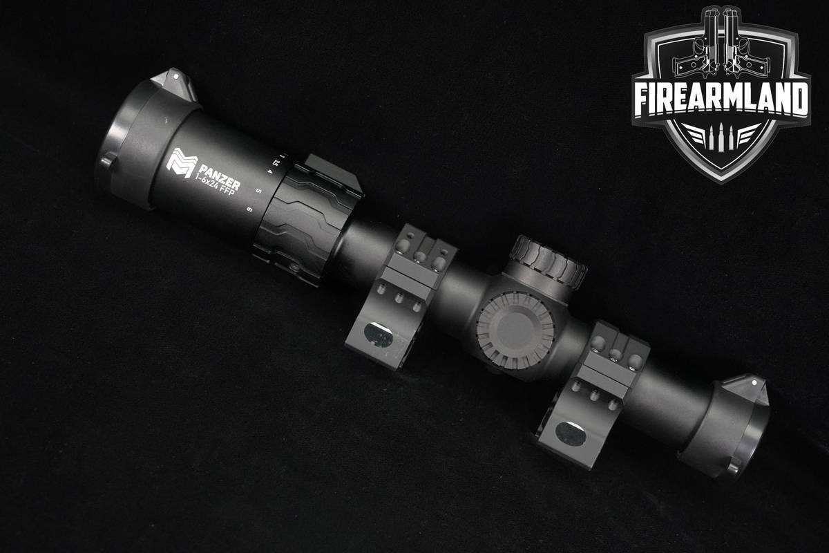 Monstrum Tactical Panzer 1-6X24 CM3-MOA Illuminated Reticle FFP LPVO