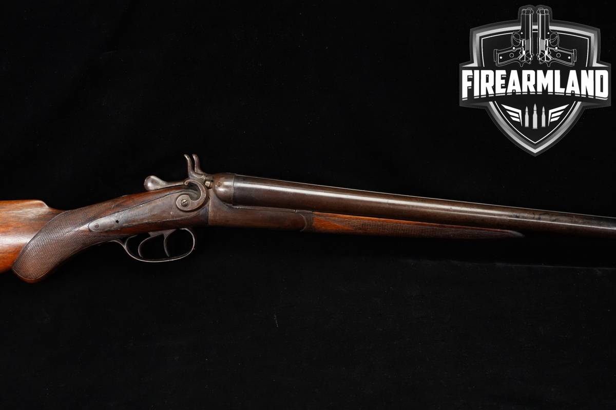 1898-1900 Ant Bertrand & Sons Double Barrel 12-Gauge 30" Walnut SxS
