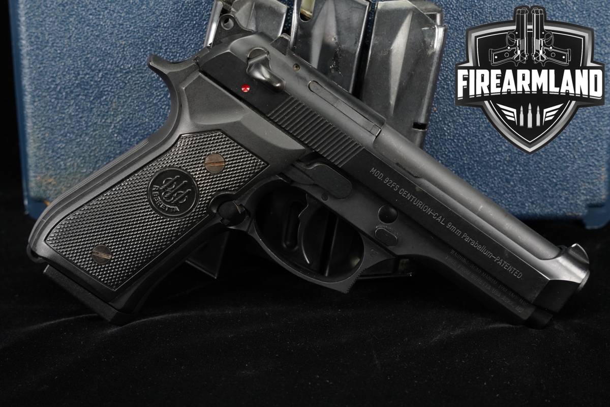 Beretta 92FS Centurion 9mm 4.3 92 FS +4 MAGS & ORIG CASE