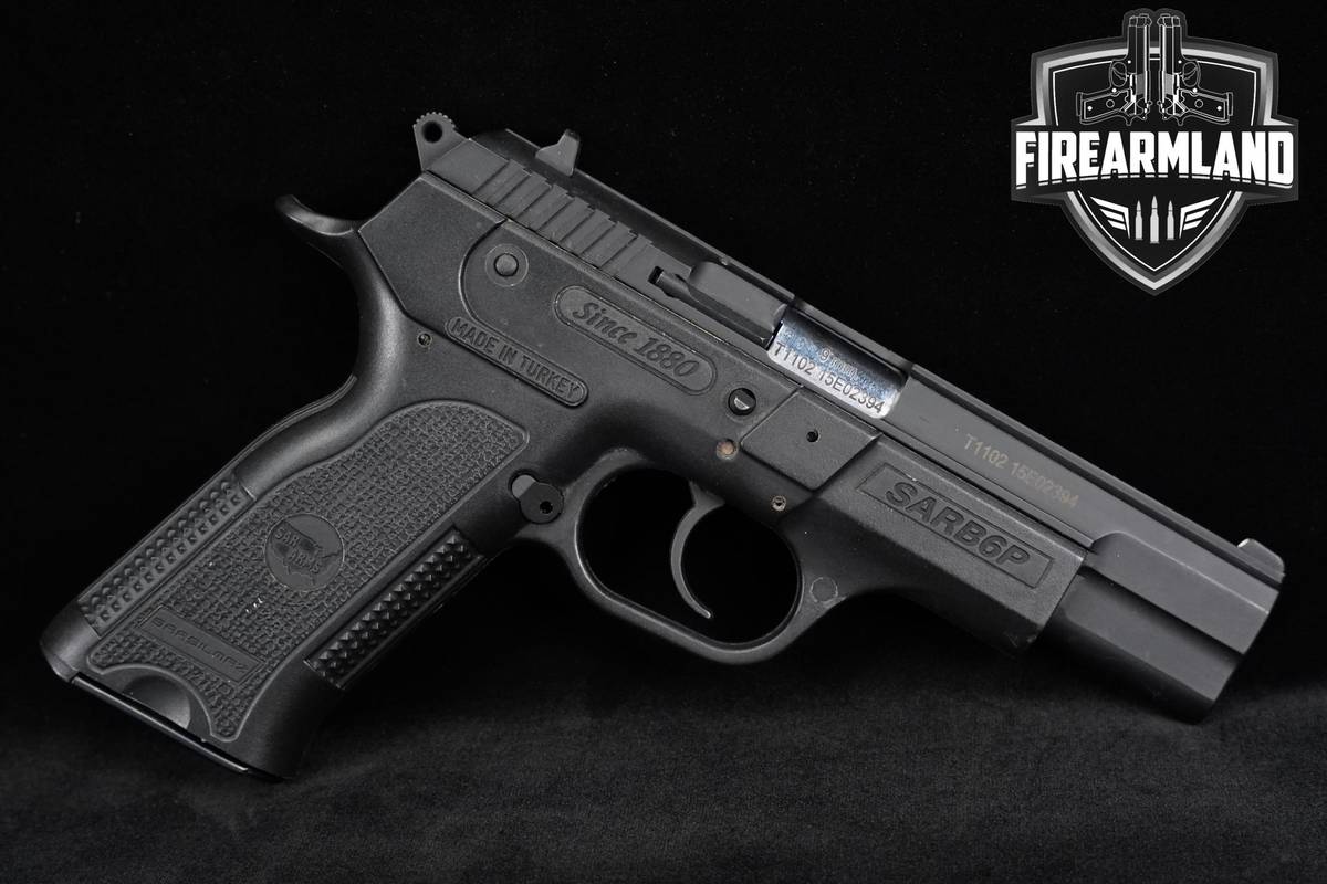 Sarsilmaz SAR B6P 9mm 4.5" +6 MAGS & ORIG CASE