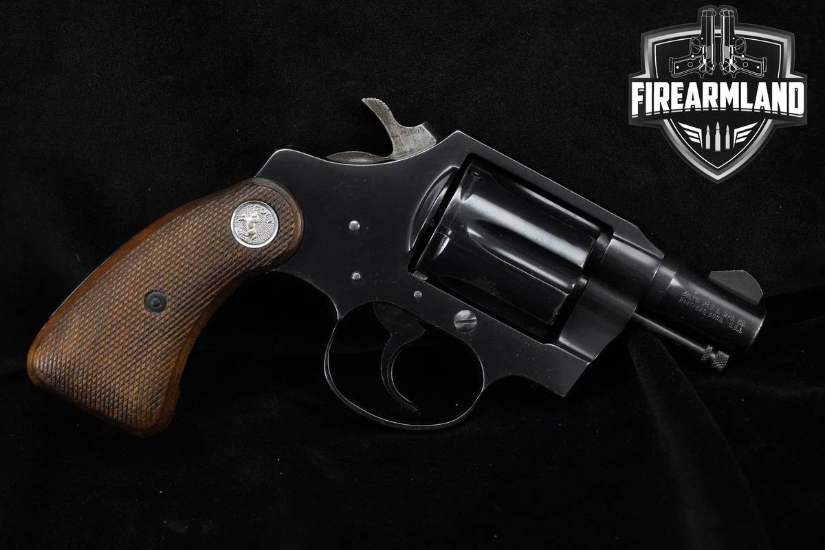 1970 Colt Detective Special 38 Special Blued 2" Colt DA/SA DS