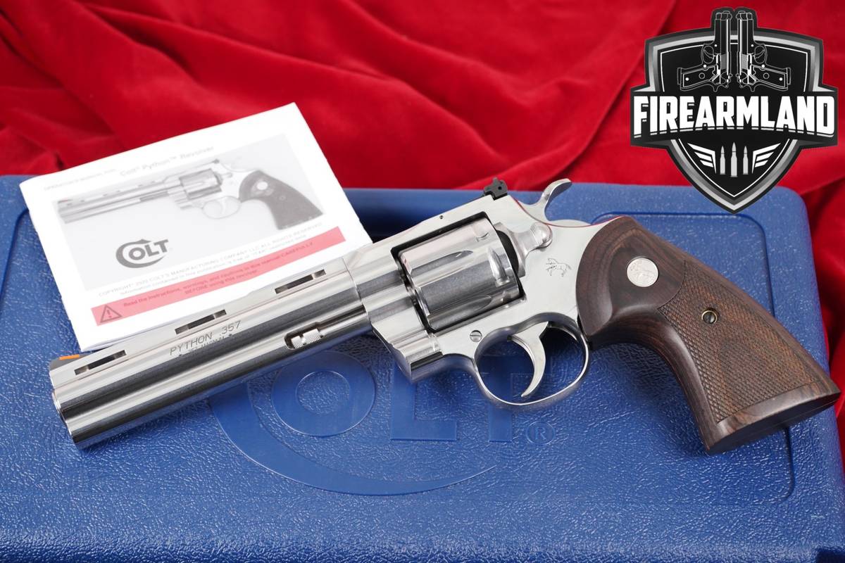 DESIRED Colt Python 357 Magnum 6 Stainless +ORIG CASE