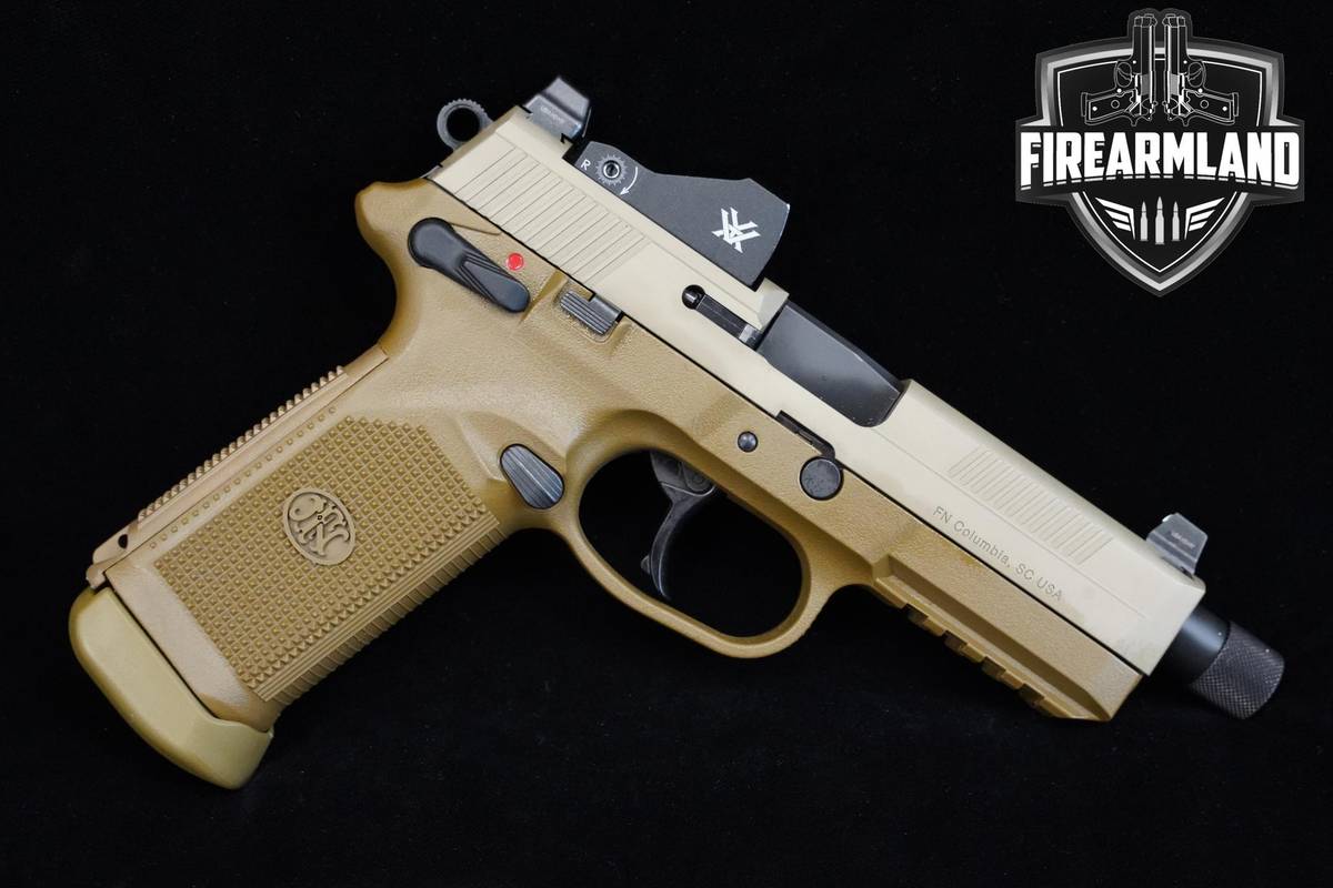 FN FNX-45 Tactical 45 ACP 5.5" FDE FNX-45 FNX45 FN +3 MAGS & ORIG CASE