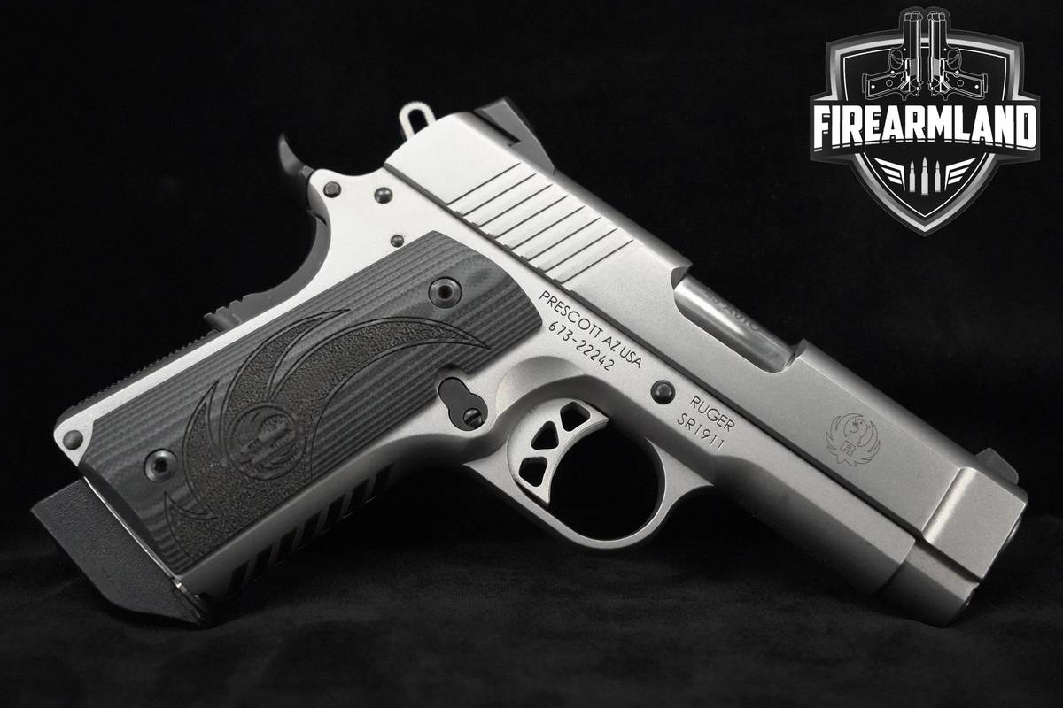 Ruger SR1911 45 ACP 1911 3.60" Stainless Ruger-SR1911
