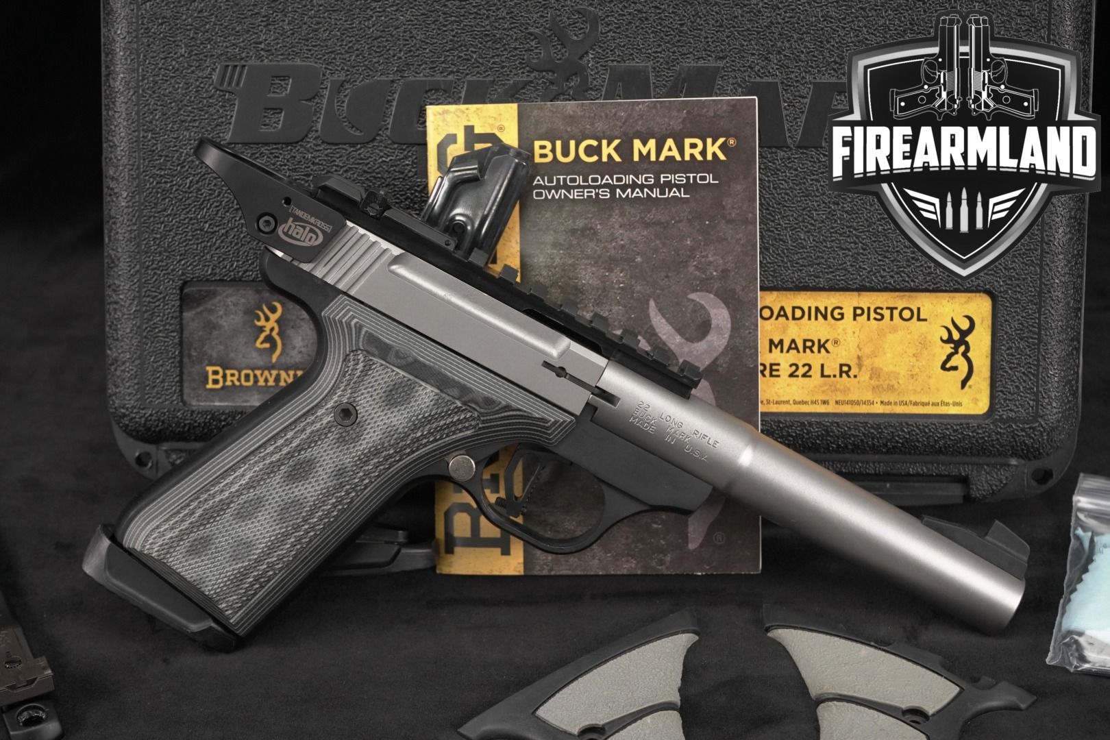 Browning Buck Mark Camper UFX .22 LR 2 Mags Original Case | Sold