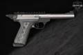 Browning Buck Mark Camper UFX .22 LR Two-Tone Silver & Black in Excellent Condition Image 3