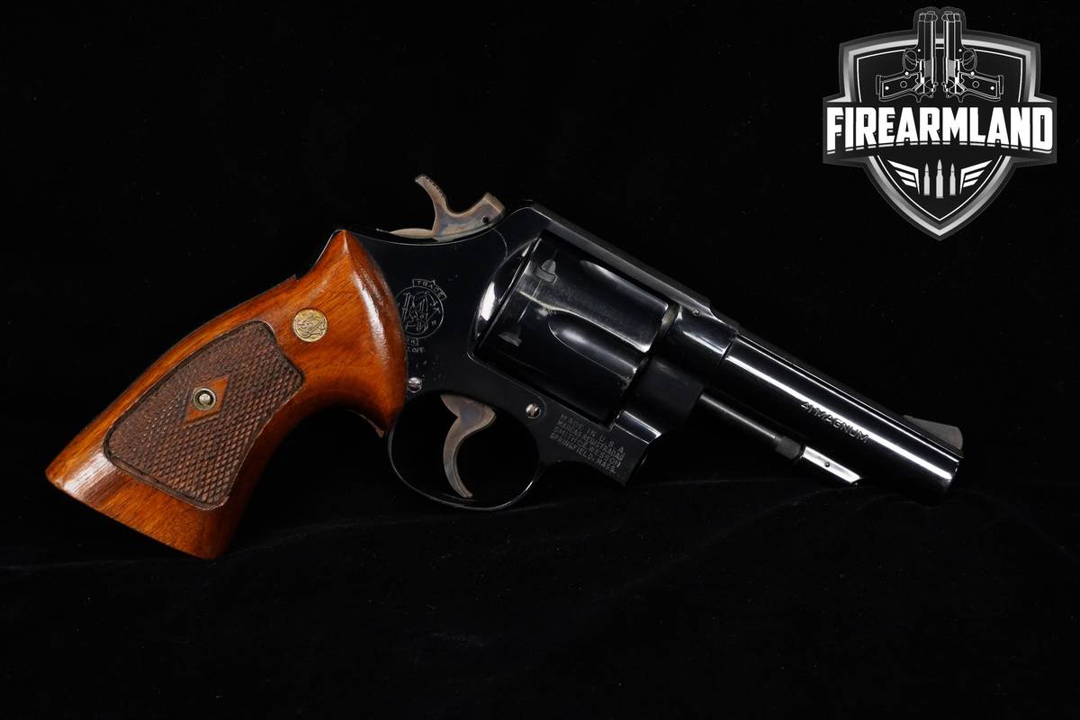 RARE! Smith & Wesson Model 58 41 Remington Magnum 4" Blued DA/SA
