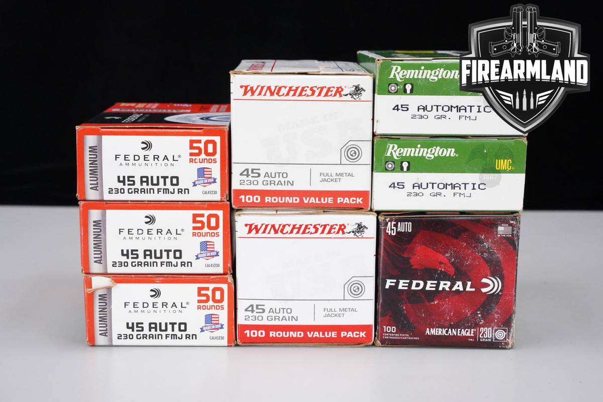 45 ACP Ammo 45-ACP Ammunition 550 ROUNDS