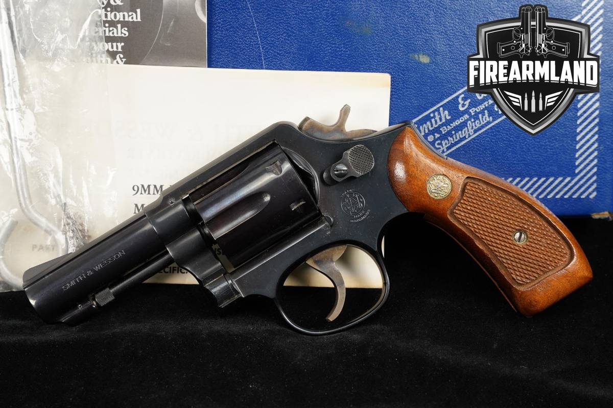 Smith & Wesson S&W Model 547 9mm 3" Blued DA-SA Revolver +ORIG BOX