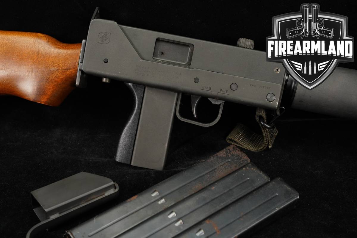 FULLY TRANSFERABLE 1970s MAC Ingram M10/9 9mm COBRAY MAC10 +3 MAGS