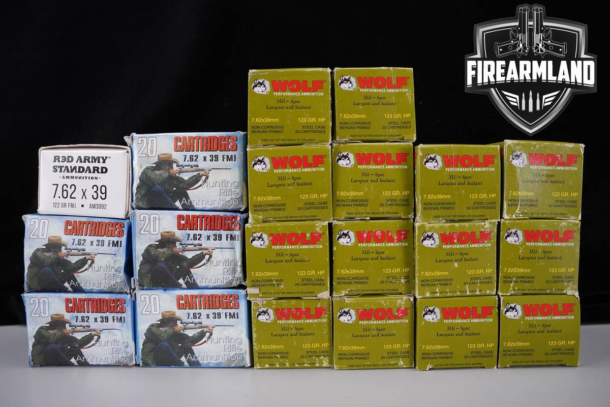 400 RDS! 7.62x39 Ammo 762