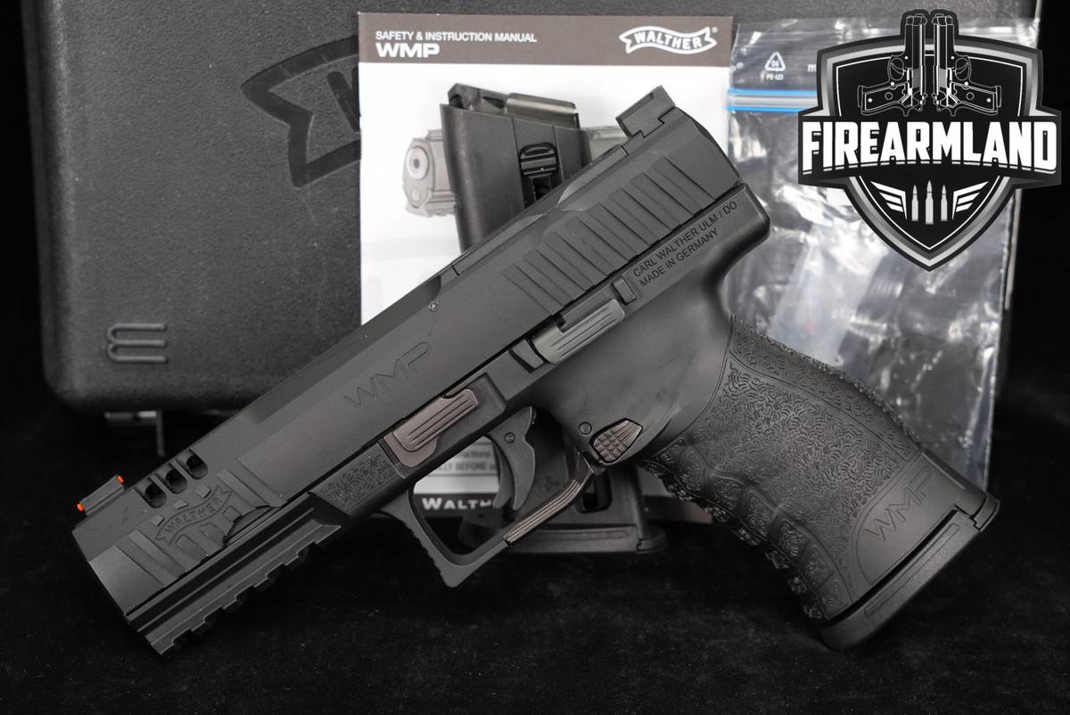 Walther WMP 22 WMR Optics-Ready 4.5" +2 MAGS & ORIG BOX