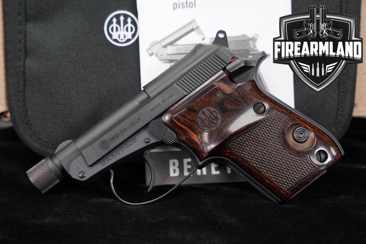Beretta 21A Bobcat Covert 22LR 2.8" Threaded 21-A +ORIG BOX & SOFT CASE