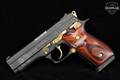 Taurus PT-945 Blue/Gold with Rosewood Grips .45 ACP Blued in Good Condition Image 4