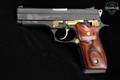 Taurus PT-945 Blue/Gold with Rosewood Grips .45 ACP Blued in Good Condition Image 5