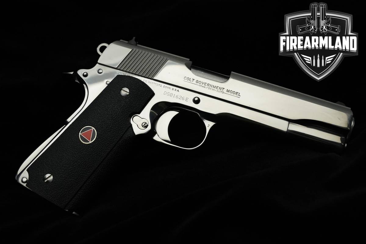 Colt Delta Elite 10mm Polished Stainless Delta Colt Elite 2MAGS & ORIG CASE