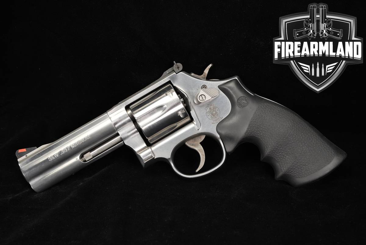 Smith & Wesson Model 686 -6 357 Magnum S&W 4" Brushed Stainless DA/SA