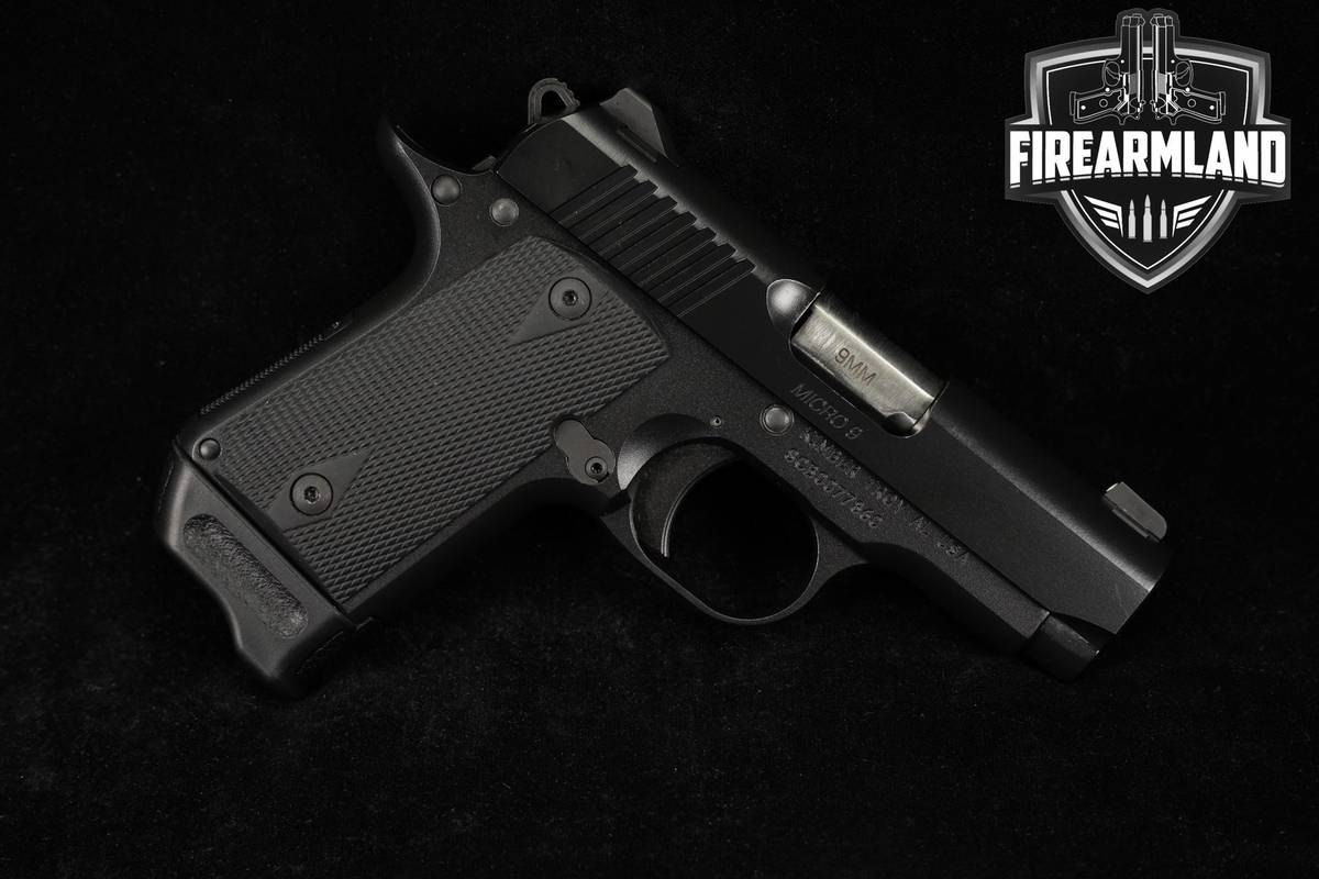 Kimber Micro 9 Liberty 9mm 1911 3.15" Matte Black CCW +ORIG BOX & CASE