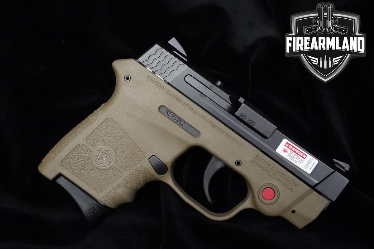 Smith & Wesson (S&W) M&P Bodyguard 380 Crimson Trace FDE 380 ACP 2.75" S&W
