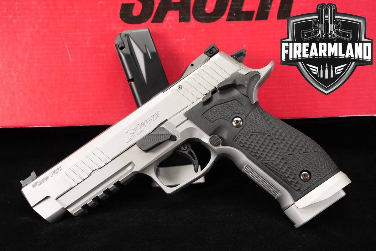 Sig Sauer P226 X-FIVE Custom Works 9mm P 226 +2 MAGS & ORIG BOX