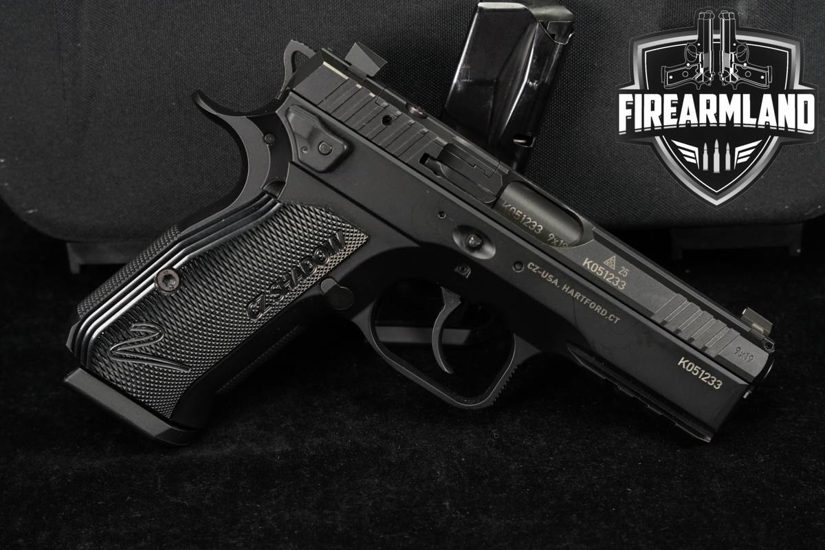 CZ Shadow 2 Carry 9mm Optics-Ready 4" Shadow2 +TWO MAGS & ORIG CASE