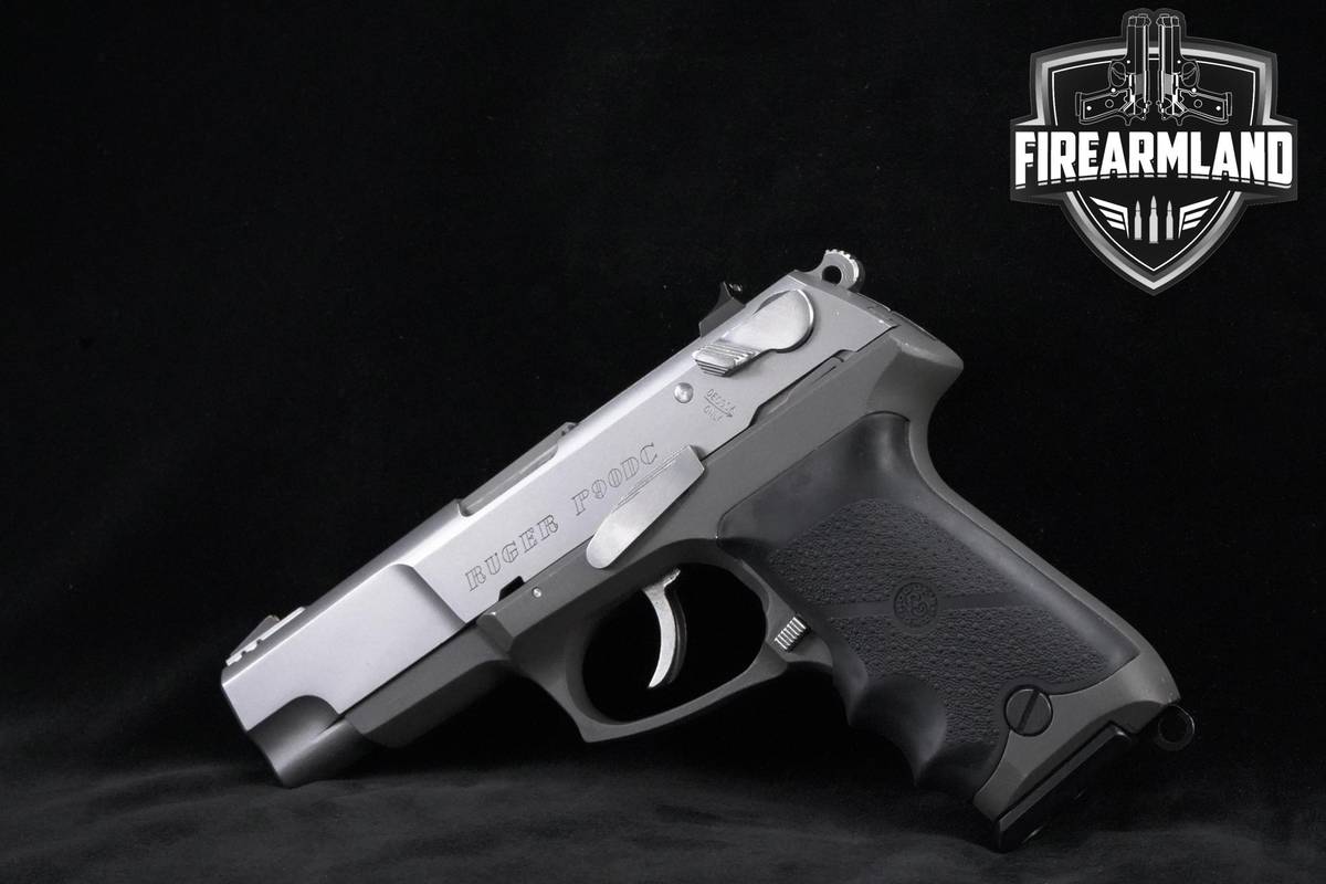 1994 Ruger P90DC 45 ACP 4.5" Two-Tone Ruger P-90-DC DUTY+2 MAGS
