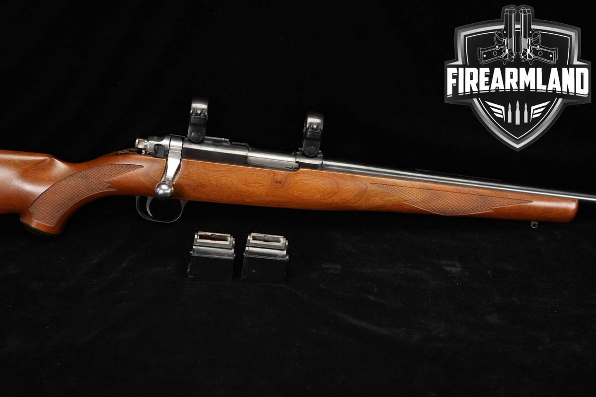 Ruger 77/22 R 22LR 20 Blued & Walnut 7722 +3 MAGS, SCOPE RINGS