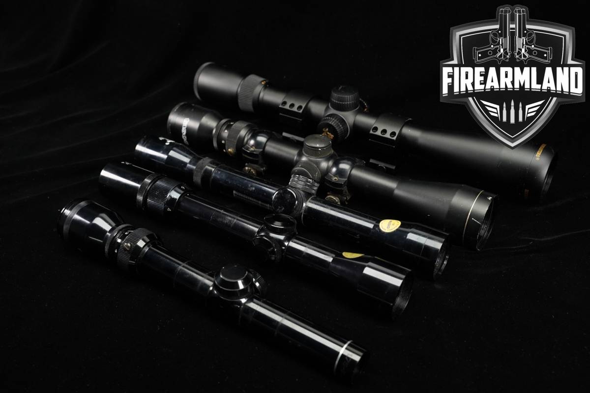 FIVE SCOPE LOT 5 Pack Tasco Williams Marlin Nikon Riflescope Scopes
