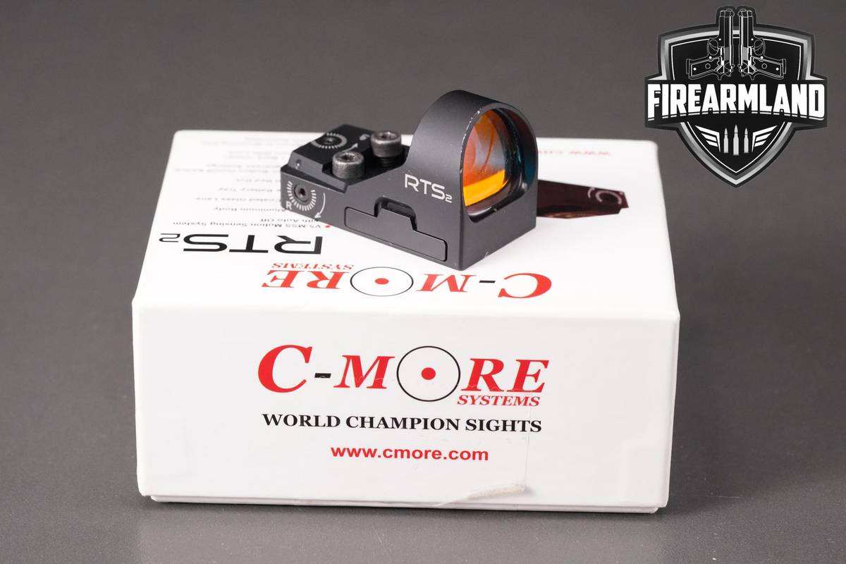 C-MORE SYSTEMS RTS2B-8 3 MOA Red Dot +ORIG BOX & OPTIC