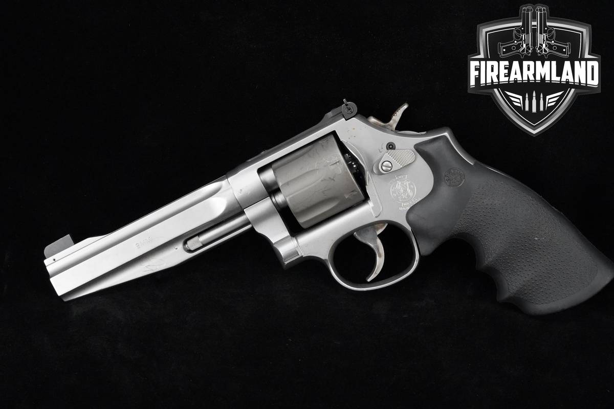 Smith & Wesson (S&W) Model 986 Pro Series 9mm 5.1" Silver S&W 986 PC DA/SA