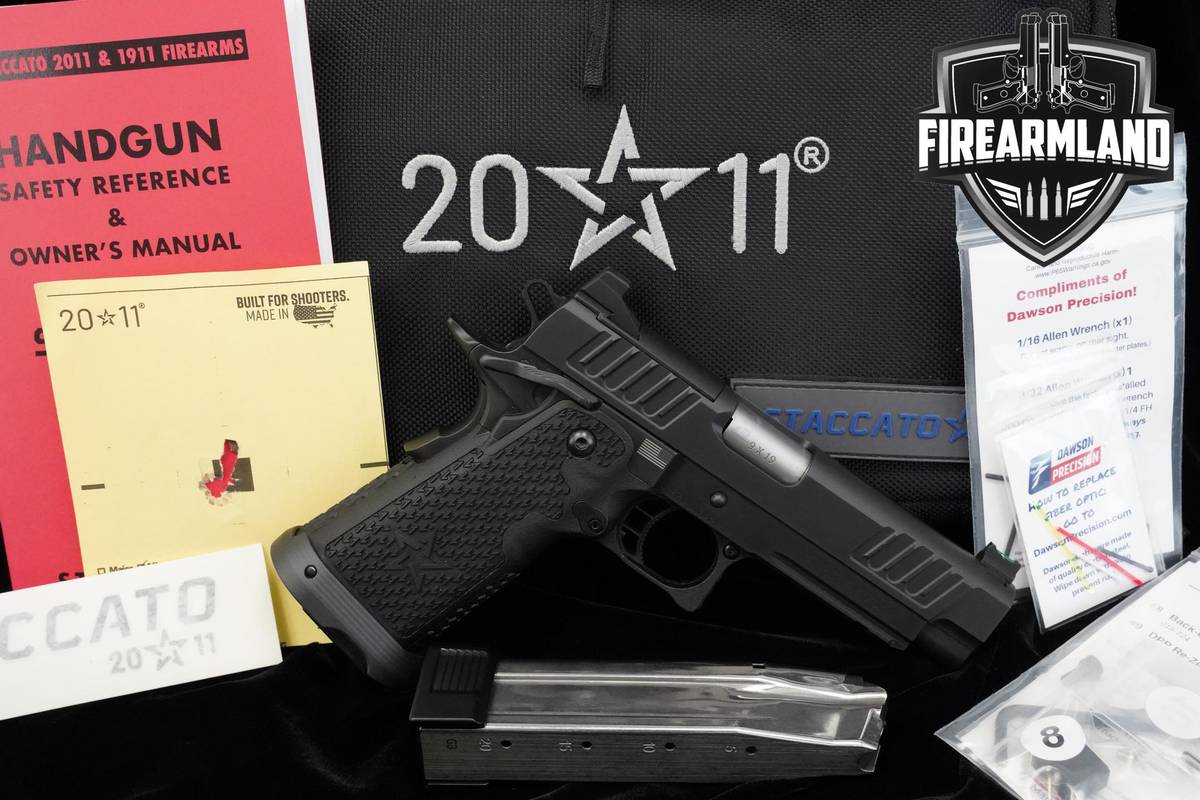 Staccato (STI) P Steel Frame 2011 9mm 4.4" Staccato 1911 2011 + ORIG CASE